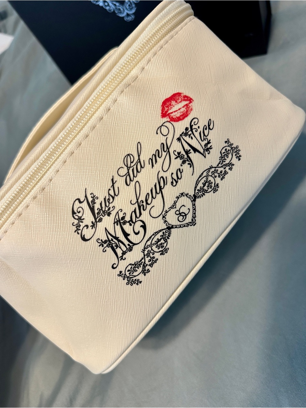 Sabrina Carpenter makeup bag